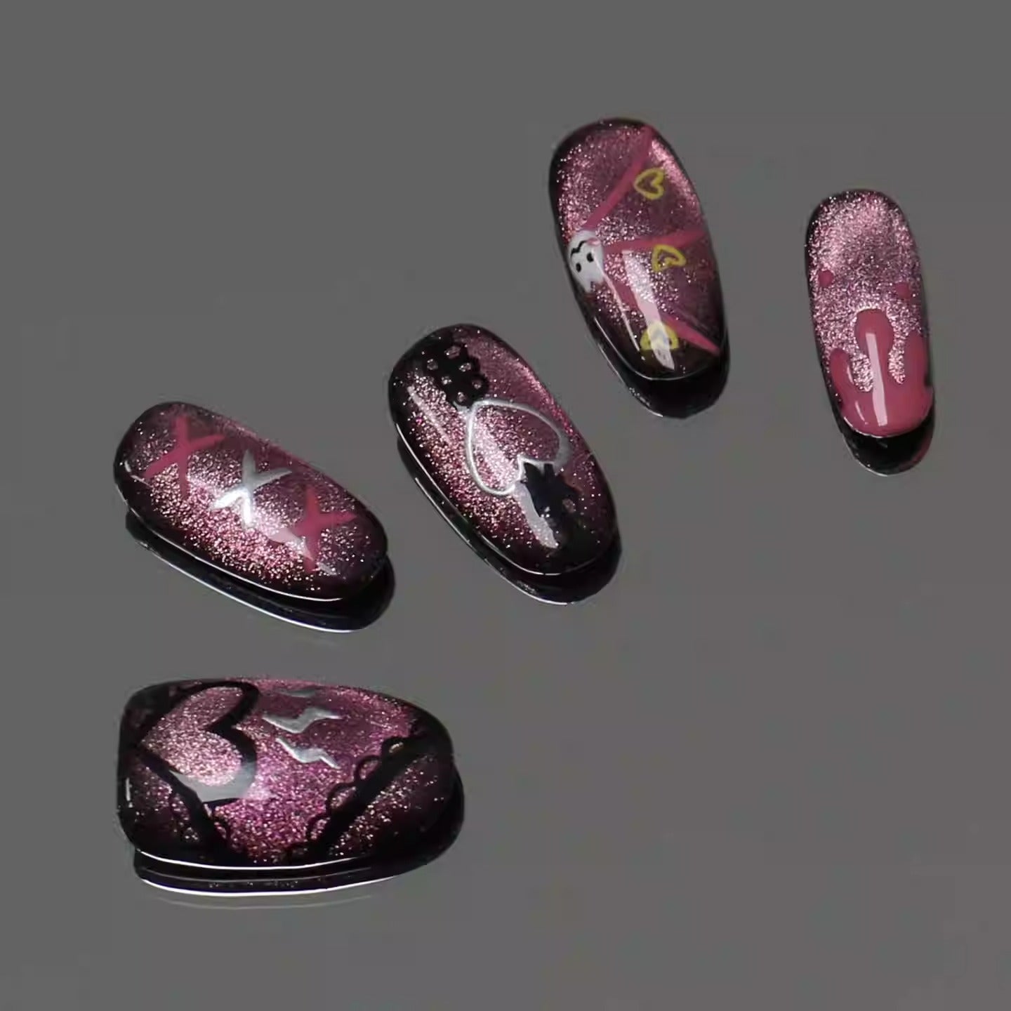 Gothic Cute Charm Press-On Nails - Momenails