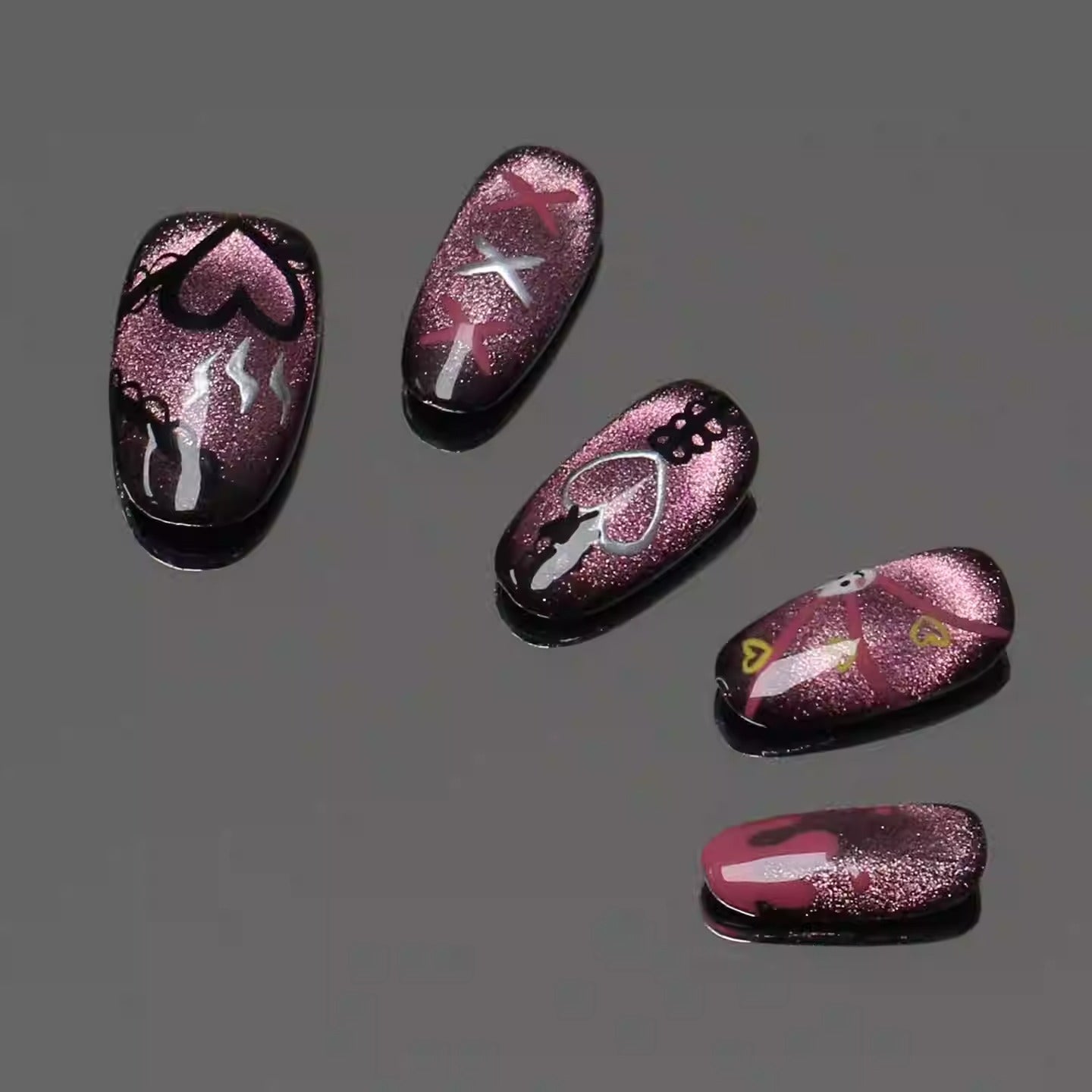Gothic Cute Charm Press-On Nails - Momenails