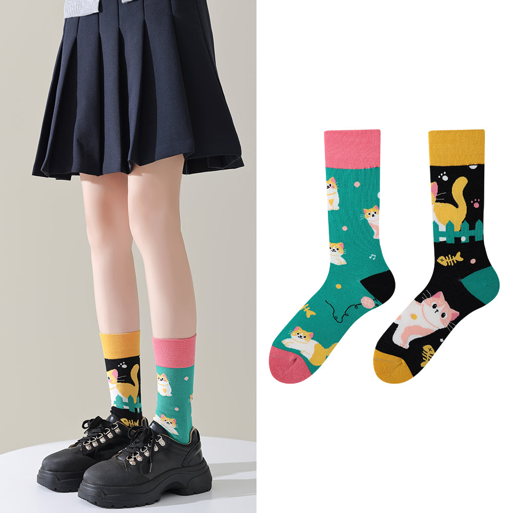 Everyday Joy Crew Socks - Momenails
