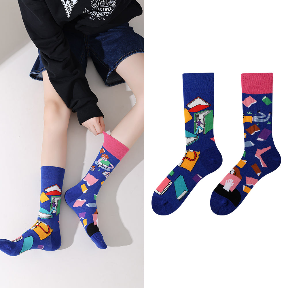 Everyday Joy Crew Socks - Momenails