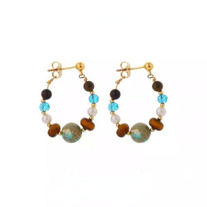 Aurora Mystic Hoop Earrings - Momenails