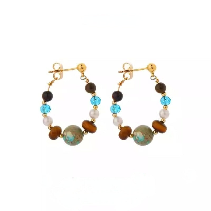 Aurora Mystic Hoop Earrings - Momenails