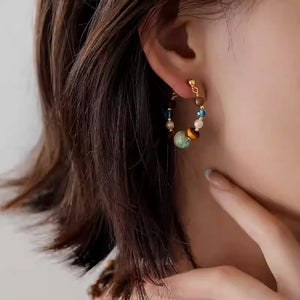 Aurora Mystic Hoop Earrings - Momenails