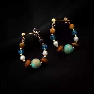 Aurora Mystic Hoop Earrings - Momenails