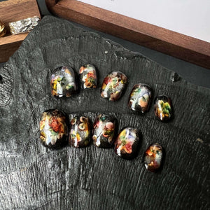Gothic Bloom Artisan Press-On Nails - My Store