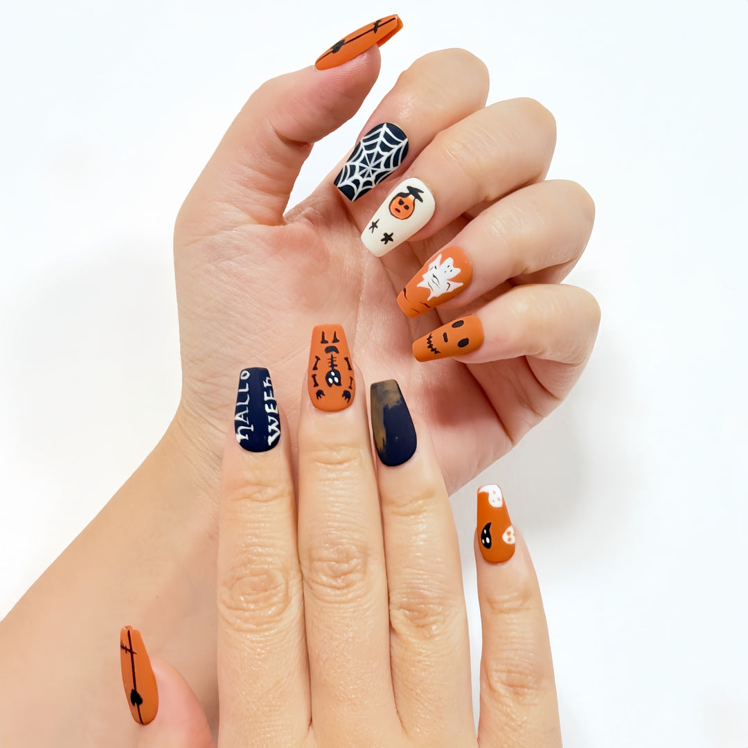 Halloween Cartoon Press On Nails - Momenails