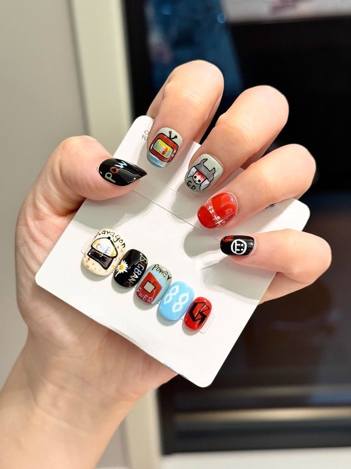 Graffiti Pop Art Press On Nails - Momenails