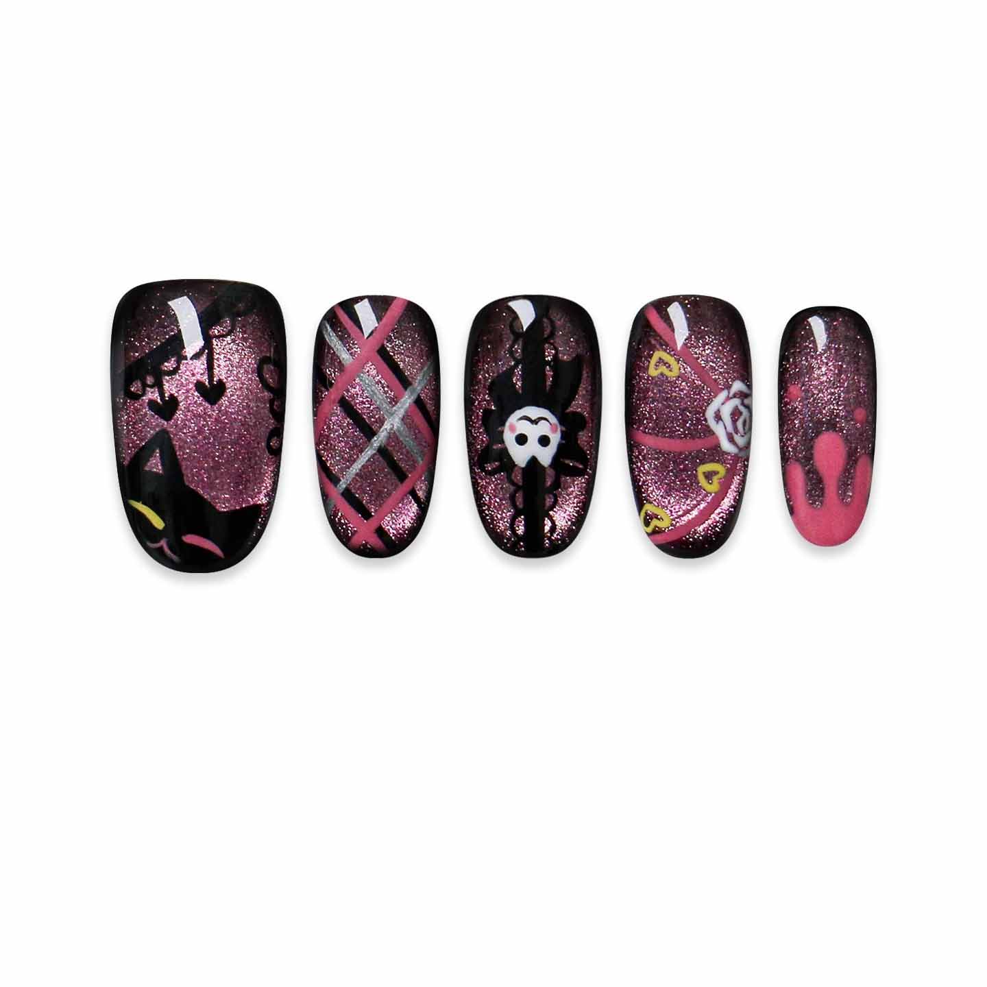 Gothic Cute Charm Press-On Nails