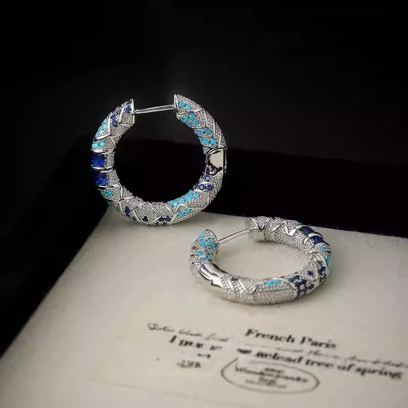 Serpent Hoop Earrings - Momenails
