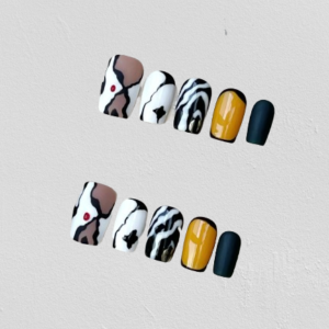 Wild Spirit Zebra Press-On Nails | Untamed Collection